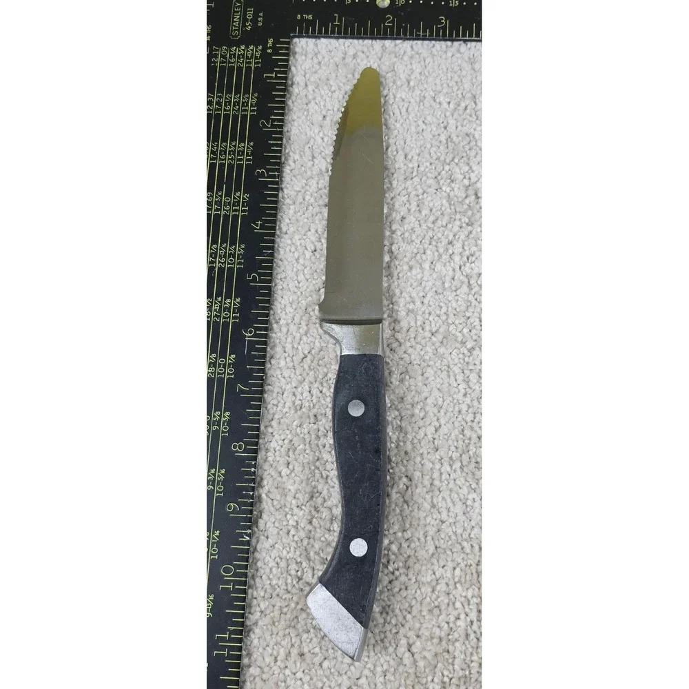 World Tableware 292 Steak Knife Black Serrated‎ Blade Stainless Steel